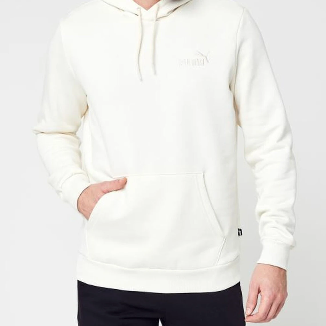 Puma Hoodie Homme Blanc Cassé SS+ EMBROIDERY LOGO HOODIE 3 Puma Hoodie Homme Blanc Cassé SS+ EMBROIDERY LOGO HOODIE