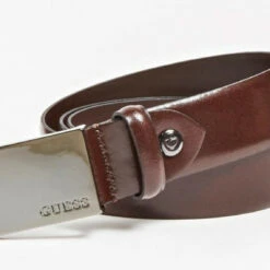 Ceinture Cuir Ajustable Marron
