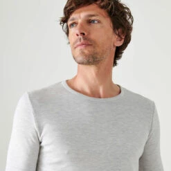 DAMART Tee-shirt Manches Courtes En Mailles Gris -MenCorner Boutique 12298 11011 t 1 hd 3237103 4 1140x1140
