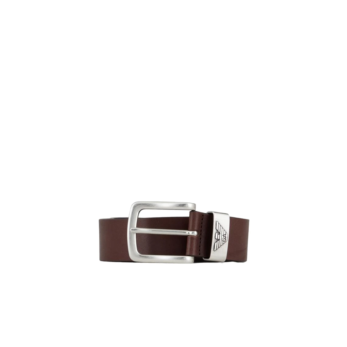 Emporio Armani Ceinture En Cuir Marron Marron 5 Emporio Armani Ceinture En Cuir Marron Marron – Image 3