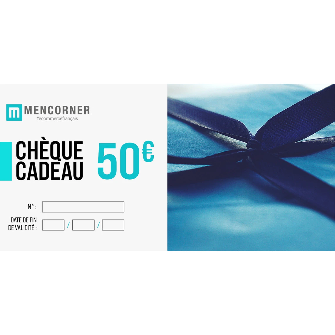 Chèque Cadeau 50€ Mencorner 3 Chèque Cadeau 50€ Mencorner