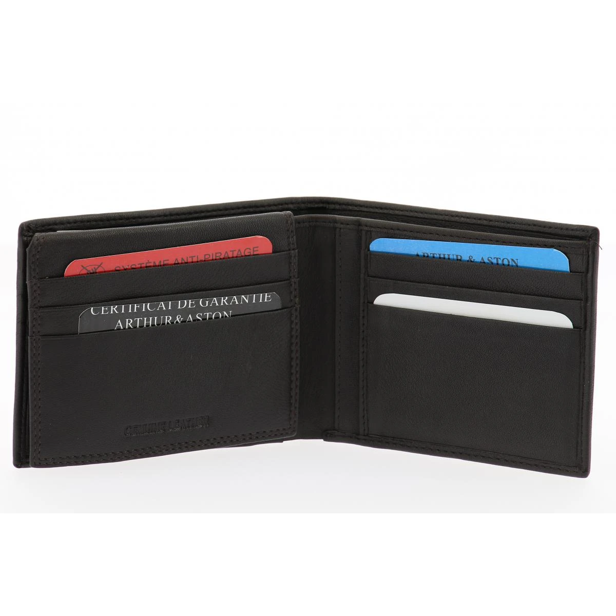 Portefeuille Avec Compartiments Cartes Marron 4 Portefeuille Avec Compartiments Cartes Marron – Image 2