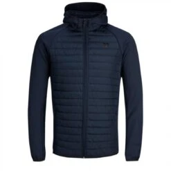 Veste Matelassée à Capuche Homme Jack & Jones - Bleu Marine -MenCorner Boutique 265209631 zoom prd 3s 1140x1140