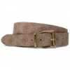 Ceinture En Cuir Marron VEZZOLA