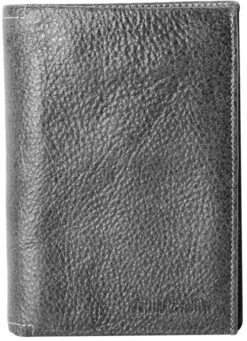 PORTEFEUILLE HOMME A&A- Cuir De Vachette Souple Noir