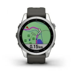 Garmin Montre Connectée Mixte Fenix 7S 010-02539-01 - Bracelet Silicone Gris