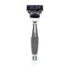 Rasoir Avec Manche Chromé Et Gris - Gillette Fusion ProGlide Avec Lame Feather -MenCorner Boutique 36 range gillette fusion proglide razor grey chrome plated 1222641 1200x1200