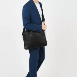 Lancaster Porte Documents Zippé Noir MILANO Homme -MenCorner Boutique 370 16 noir c1800x1800 3221287 6 1140x1140