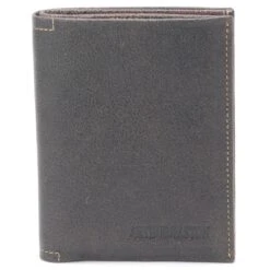 PORTE CARTES DEPLIANT - Cuir De Vachette Chataigne