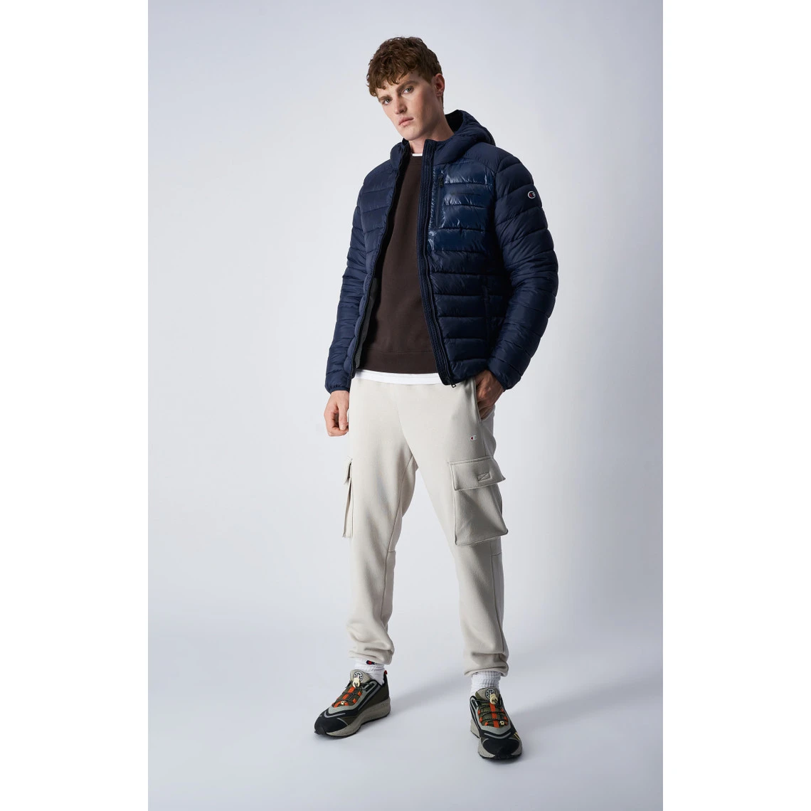 Champion Veste Bleue à Capuche Pour Homme 4 Champion Veste Bleue à Capuche Pour Homme – Image 2