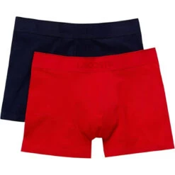 Boxer Court Homme Marine / Rouge