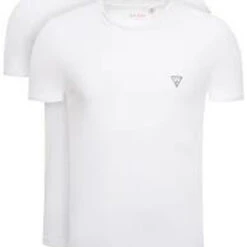 Tee Shirt Col Rond Pack De 2 Blanc