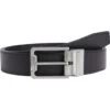 Ceinture Noir En Cuir Véritable