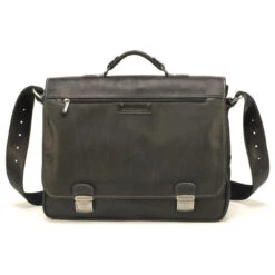 Cartable - Bandouliere Homme Cuir Noir