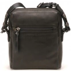 Petite Pochette - Bandoulière Cuir & Double Poche Avant Noir -MenCorner Boutique arthur et aston petite pochette 1836 05 a noir 2 1200x1200