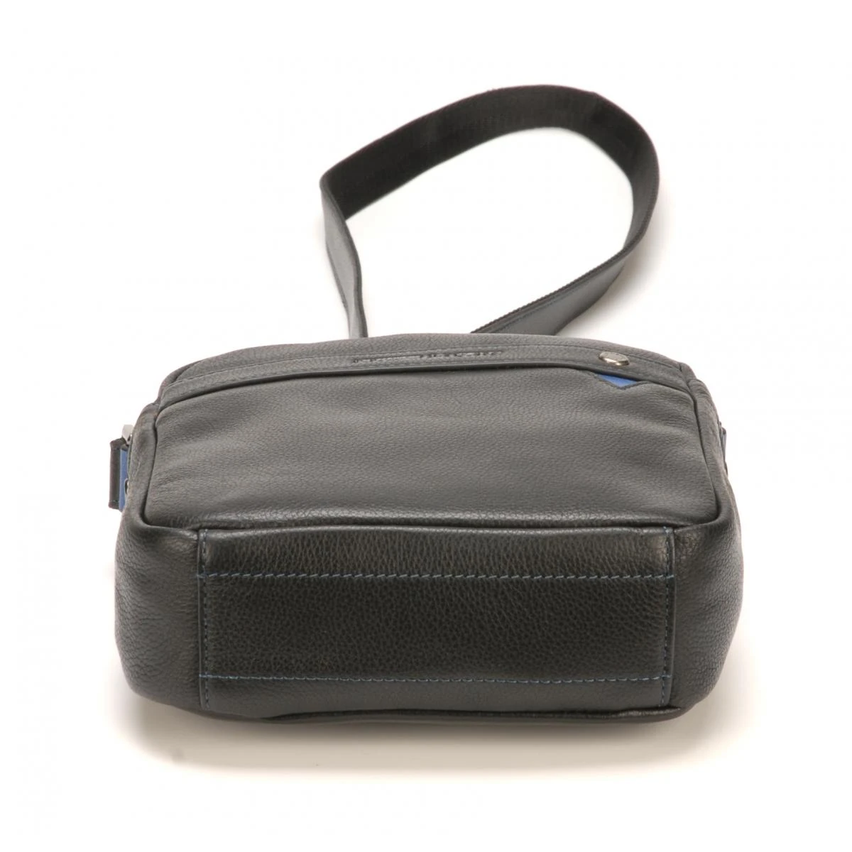 Porte Travers D/noir- Bleu - Arthur&Aston -Taille M - Cuir Noir 5 Porte Travers D/noir- Bleu - Arthur&Aston -Taille M - Cuir Noir – Image 3