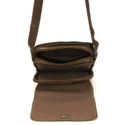 Porté Travers Homme Cuir Châtaigne -MenCorner Boutique arthur et aston porte travers homme cuir chataigne 3216667 5 1140x1140