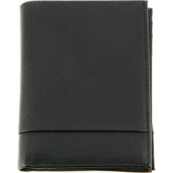 Portefeuille 3 Volets Dépliant Noir