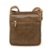 Sac Porte Travers Soufflets G/bleu - Arthur & Aston - Cuir De Vachette Camel