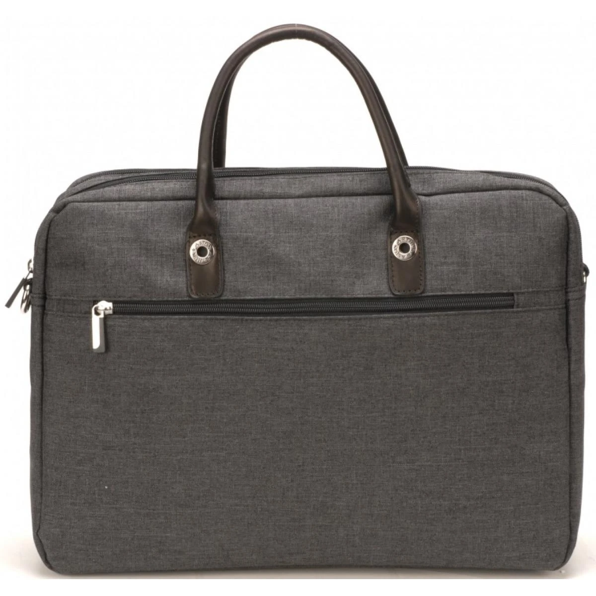 Porte-document En Toile Gris 5 Porte-document En Toile Gris – Image 3