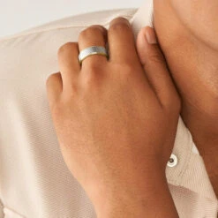 Bague Homme JF04195998 En Acier 15 Bague Homme JF04195998 En Acier -MenCorner Boutique bague homme fossil bijoux jf04195998 62 1140x1140