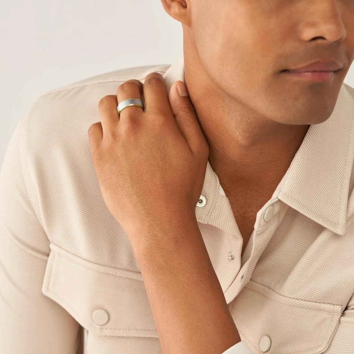 Bague Homme JF04195998 En Acier 7 Bague Homme JF04195998 En Acier – Image 5