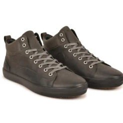 Pataugas Baskets Mid Homme Gris En Cuir - NEW CARLO WAX -MenCorner Boutique basket mid homme gris en cuir new carlo wax 3405040 3 1140x1140