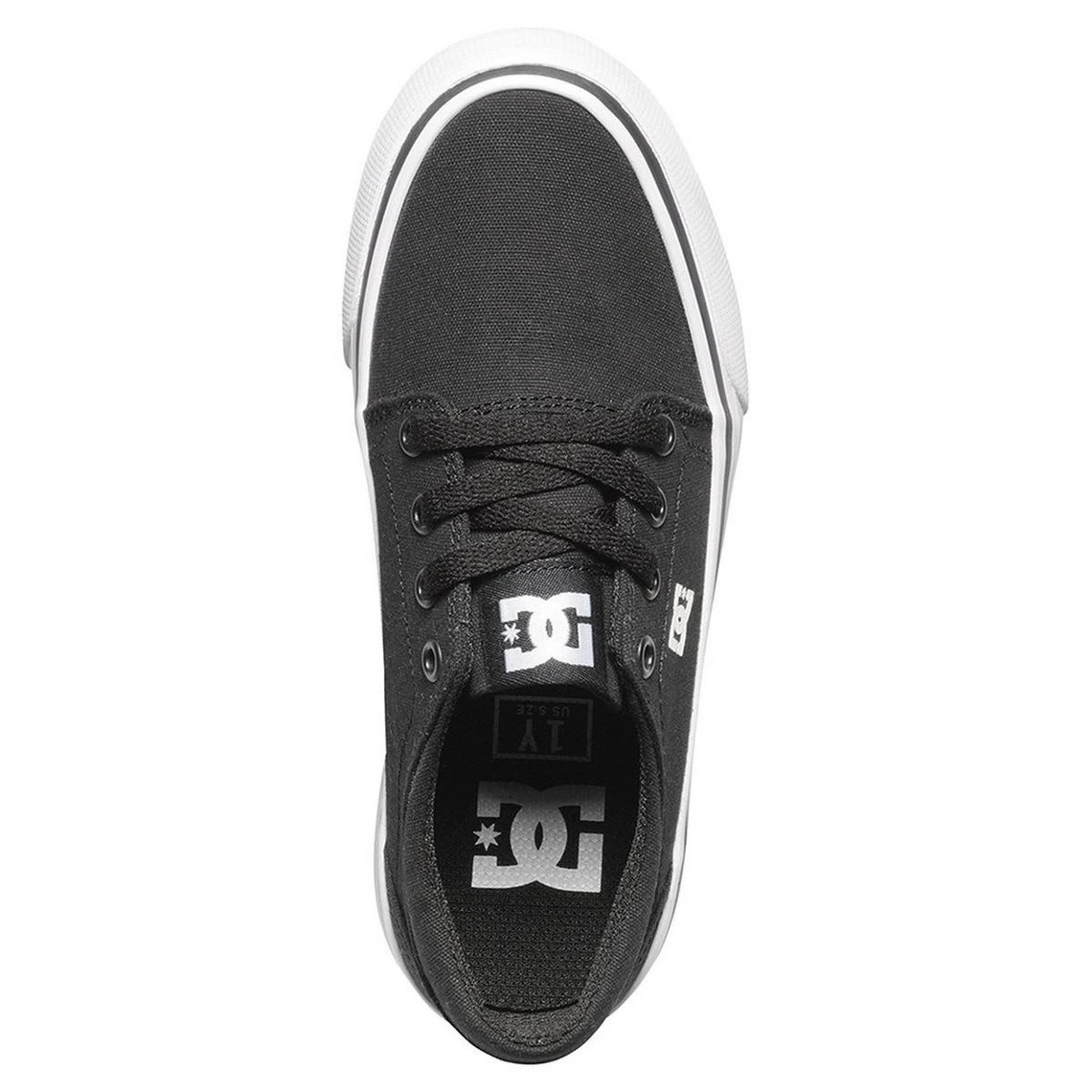 DC SHOES Baskets Garçon Gris/blanc 6 DC SHOES Baskets Garçon Gris/blanc – Image 4