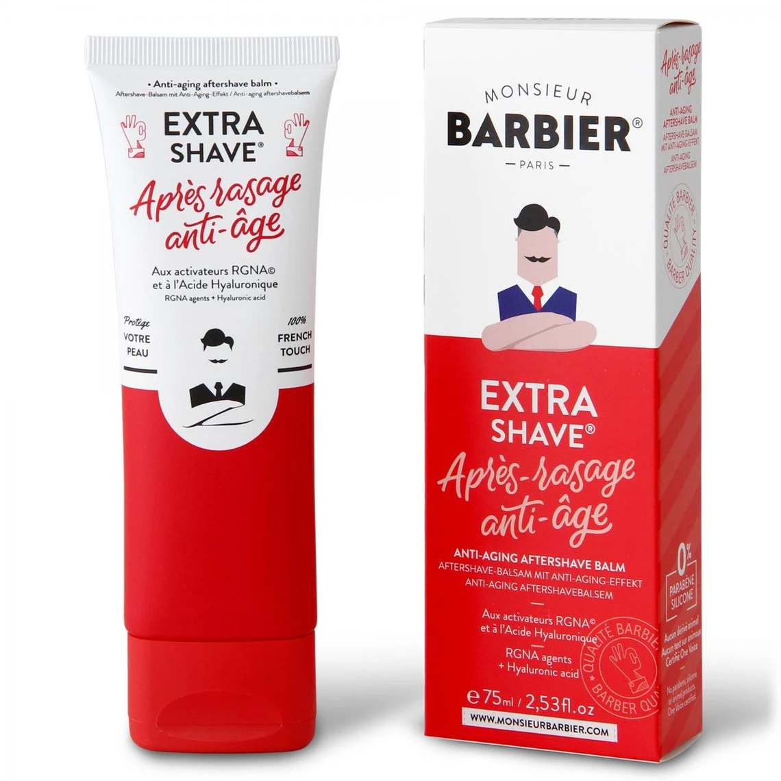 Baume Après-rasage Anti-âge Extra-Shave (activateurs RGNA Et Acide Hyaluronique) 75 Ml 4 Baume Après-rasage Anti-âge Extra-Shave (activateurs RGNA Et Acide Hyaluronique) 75 Ml – Image 2