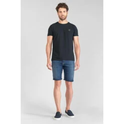 LE TEMPS DES CERISES Bermuda Jogg Ed Bleu Délavé