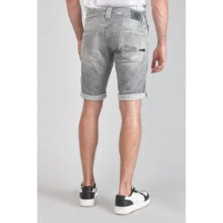 LE TEMPS DES CERISES Bermuda Jogg Oc Gris Délavé Destroy -MenCorner Boutique bermuda short en jeans jogg 3520186 7041598 98 1140x1140