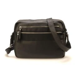 Sac Besace Arthur & Aston - Cuir Noir Noir
