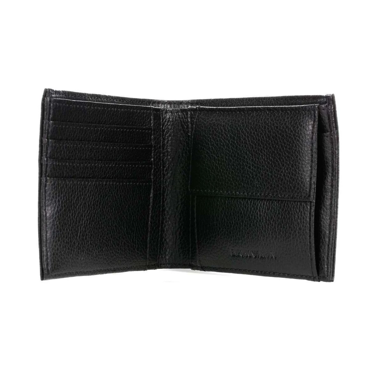 Portefeuille 2 Volets Logotypé Emporio Armani Noir 4 Portefeuille 2 Volets Logotypé Emporio Armani Noir – Image 2