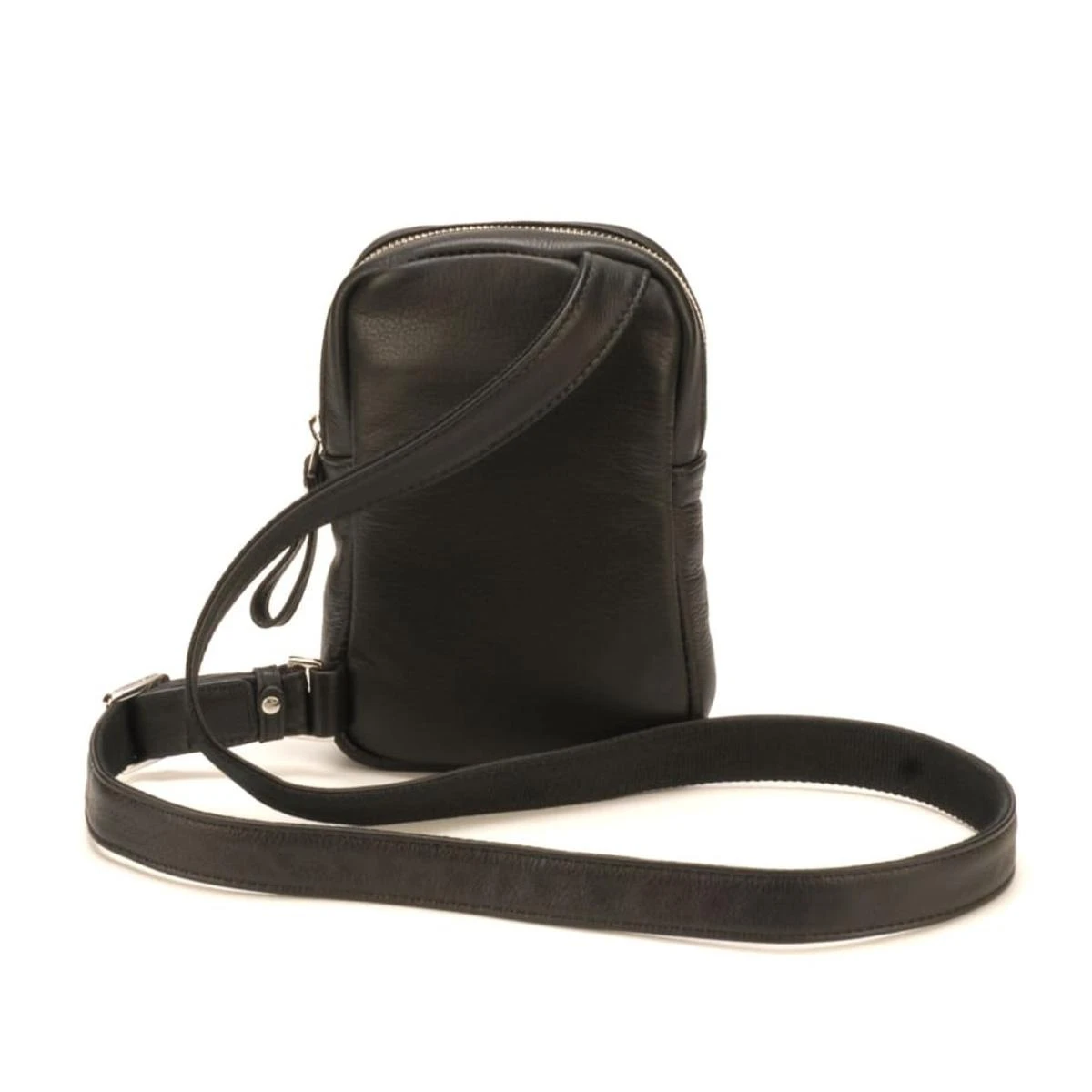 Mini Sac Bandoulière Arthur & Aston - Cuir Noir Noir 4 Mini Sac Bandoulière Arthur & Aston - Cuir Noir Noir – Image 2
