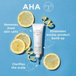 GROW GORGEOUS Booster 5% AHA Acide Glycolique 30 Ml -MenCorner Boutique booster 5 aha acide glycolique 3472782 3 1140x1140