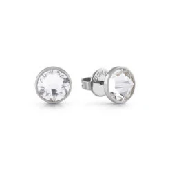 Boucles D'oreilles Homme Guess Bijoux - JUME01343JWST FRONTIERS Acier Argent