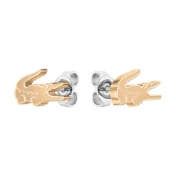 Boucles Oreilles Lacoste Montres Crocodile - 2040052 Acier Doré Rose