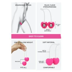 Boules De Geisha Cerises Avec La Bille Cherry Love - Danger Pink Love To Love -MenCorner Boutique boules de geisha cerises avec la bille cherry love danger pink 3454166 4 1140x1140