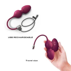 Boules De Geisha Télécommandées Avec La Bille LOVE BALLS PLUM - Rose Dorcel -MenCorner Boutique boules de geisha telecommandees avec la bille love balls plum 3454160 5 1140x1140