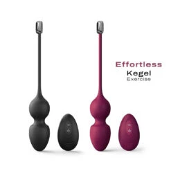 Boules De Geisha Télécommandées Avec La Bille LOVE BALLS PLUM - Rose Dorcel