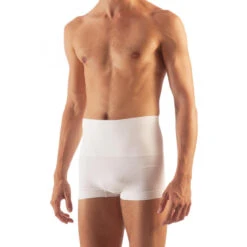 Boxer Ceinture Sculptant Minceur Homme Blanc