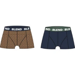 Blend Boxer Marron/bleu Homme