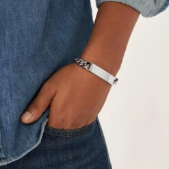 Bracelet Homme JF04155040 En Acier -MenCorner Boutique bracelet homme fossil bijoux jf04155040 7 1140x1140