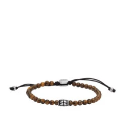 Bracelet Homme Fossil Bijoux Beads - JF04413040 Acier Argent