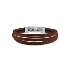 Bracelet Homme Guess Bijoux - JUMB01345JWSTBW MALIBU Acier Argent