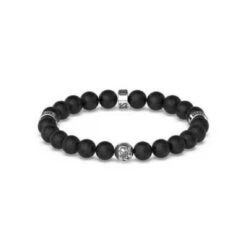 Bracelet Homme Guess Bijoux - JUMB02117JWSTBK 4G ICON Acier Argent