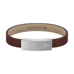 Bracelet Homme Lacoste Montres Port - 2040109 Acier, Cuir Marron
