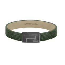 Bracelet Homme Lacoste Montres Traveler - 2040186S Acier Noir, Vert