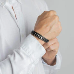 Bracelet Lotus Style Bijoux URBAN MAN LS1838-2-1 - Bracelet URBAN MAN Acier Homme -MenCorner Boutique bracelet lotus style bijoux urban man ls1838 2 1 bracelet urban man acier homme 307053 3 1140x1140