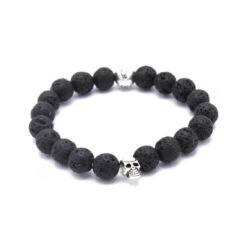 Bracelet Redskins 285117 - Bracelet Perle Noir Homme